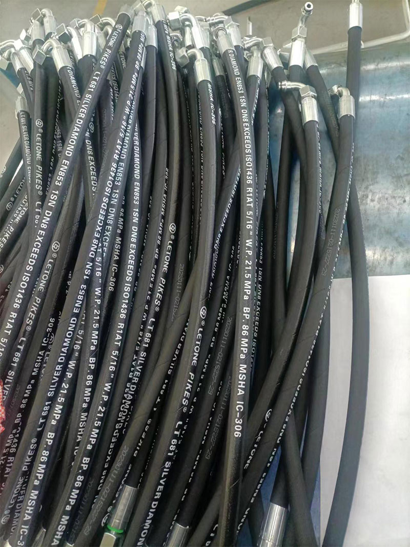 Steel wire braided hose