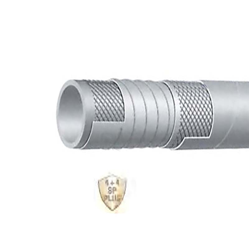 High temperature and oil resistant braided steel wire air rubber hose product features
