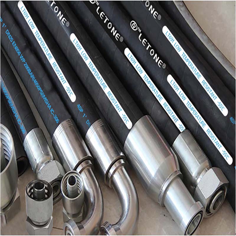 Manufacturing process of wire wound hose assembly