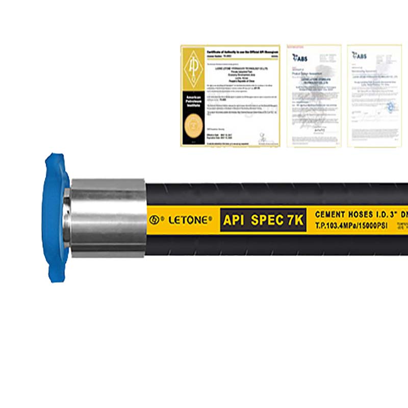 The outer layer is made of wear-resistant and weather resistant synthetic rubber hose