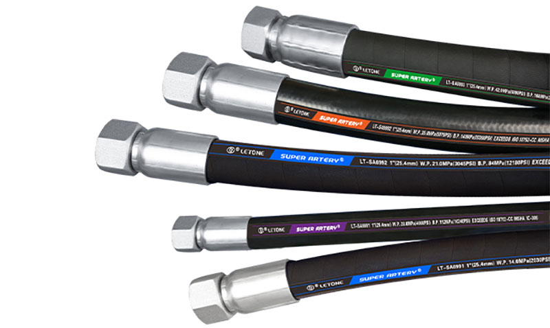 PTFE high-pressure hose application