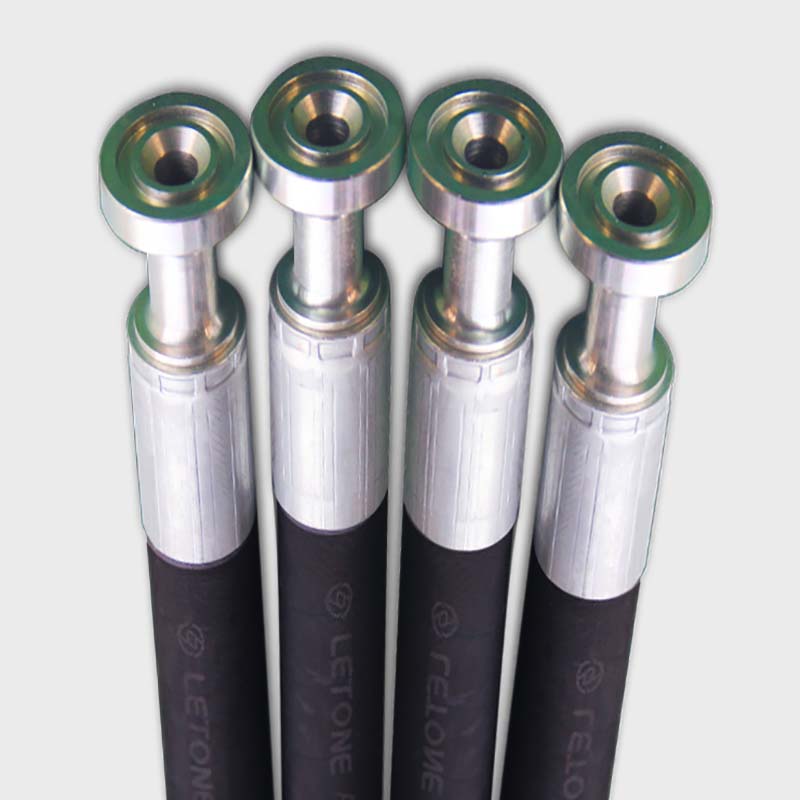 Buckle type rubber hose assembly