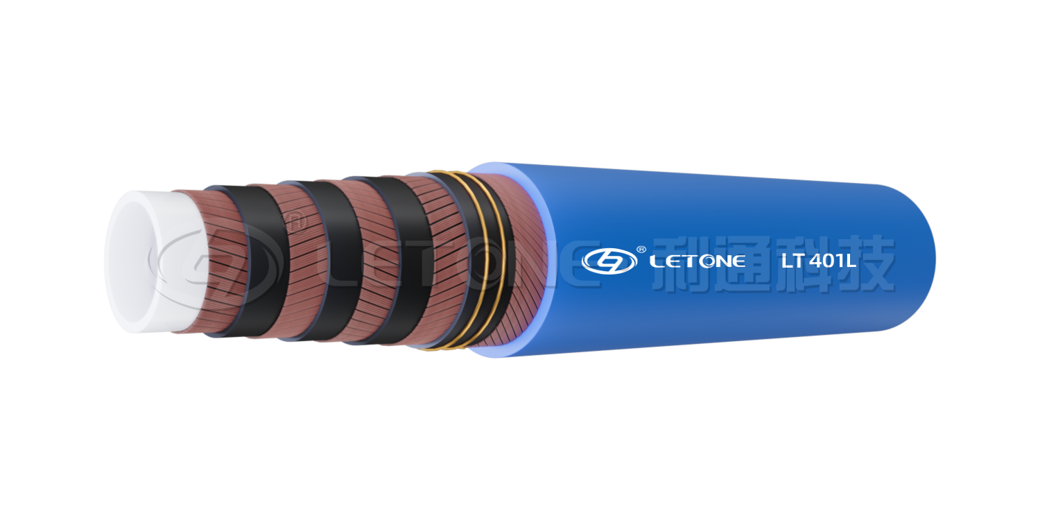 Ultra high pressure acid resistant hose, oil resistant and corrosion-resistant