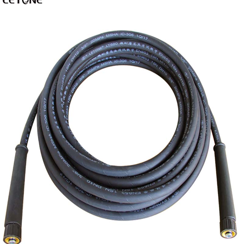 Cloth lined rubber hose, wear-resistant and oil resistant hydraulic system matching