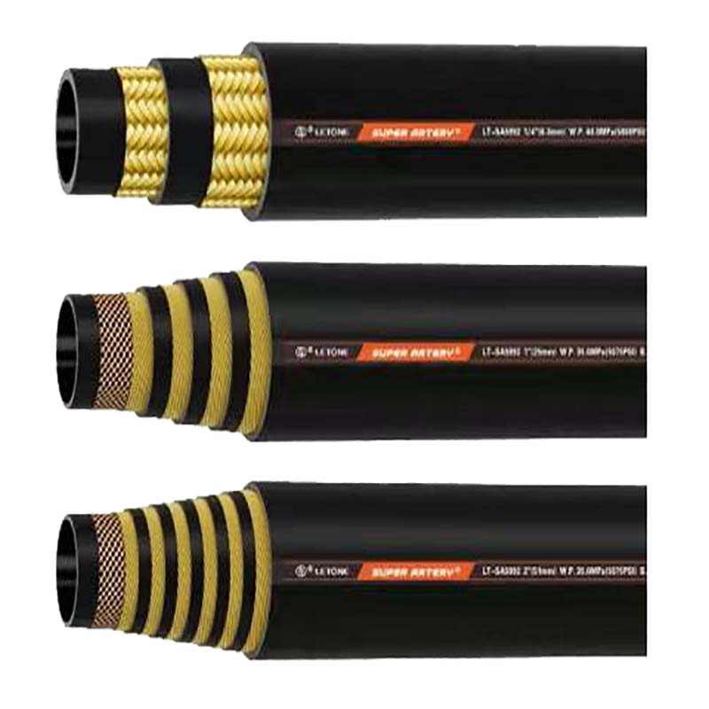 Hydraulic oil pipes for construction machinery, oil and high temperature resistant hydraulic hoses