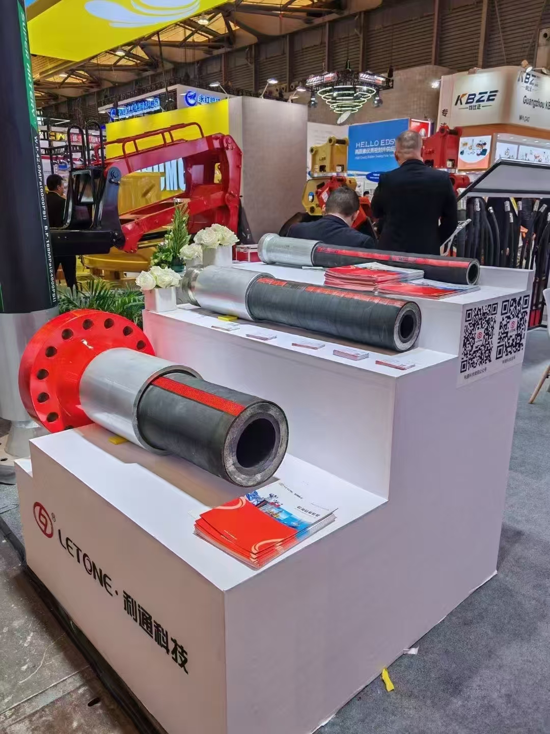 Multi-diameter steel wire reinforced API 7K drilling hose