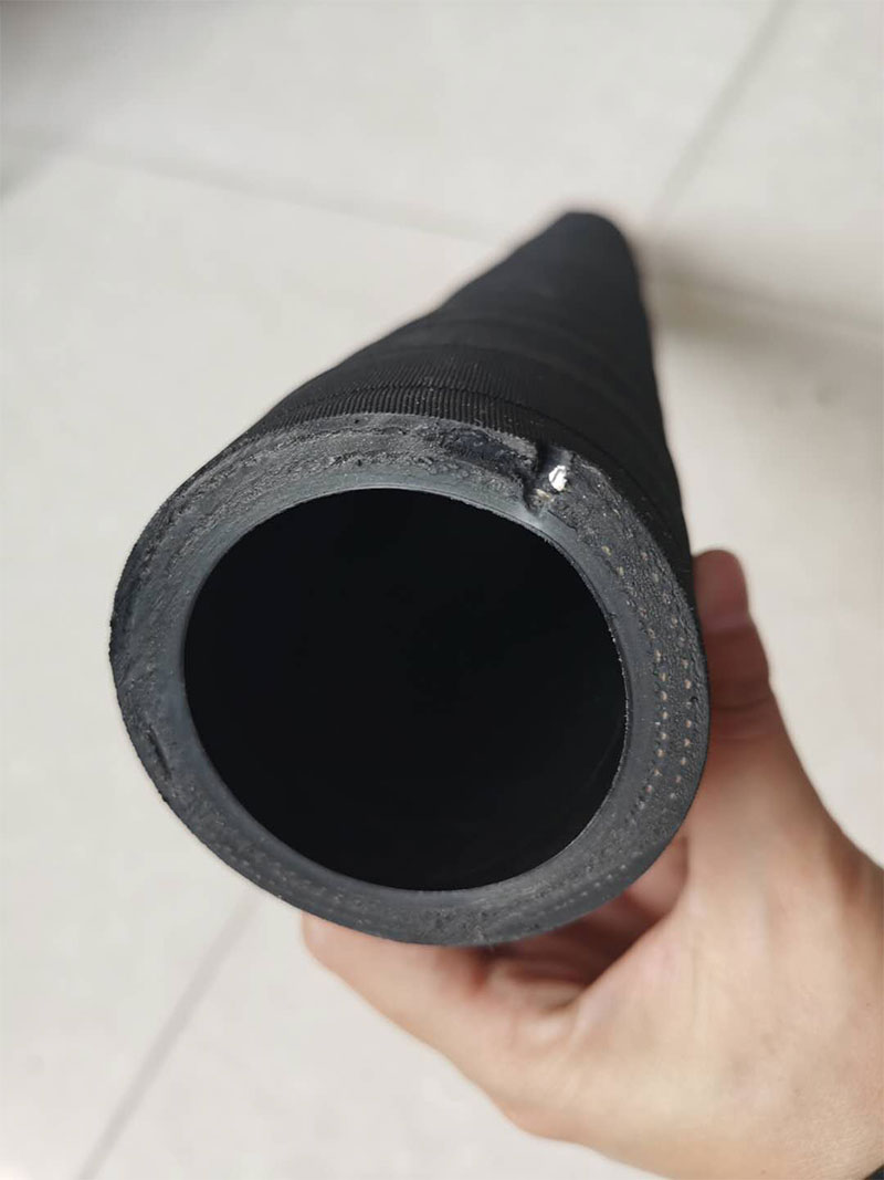 4inch large-diameter steel wire braided rubber hose drainage and sand suction hose